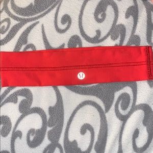 Red lulu lemon headband